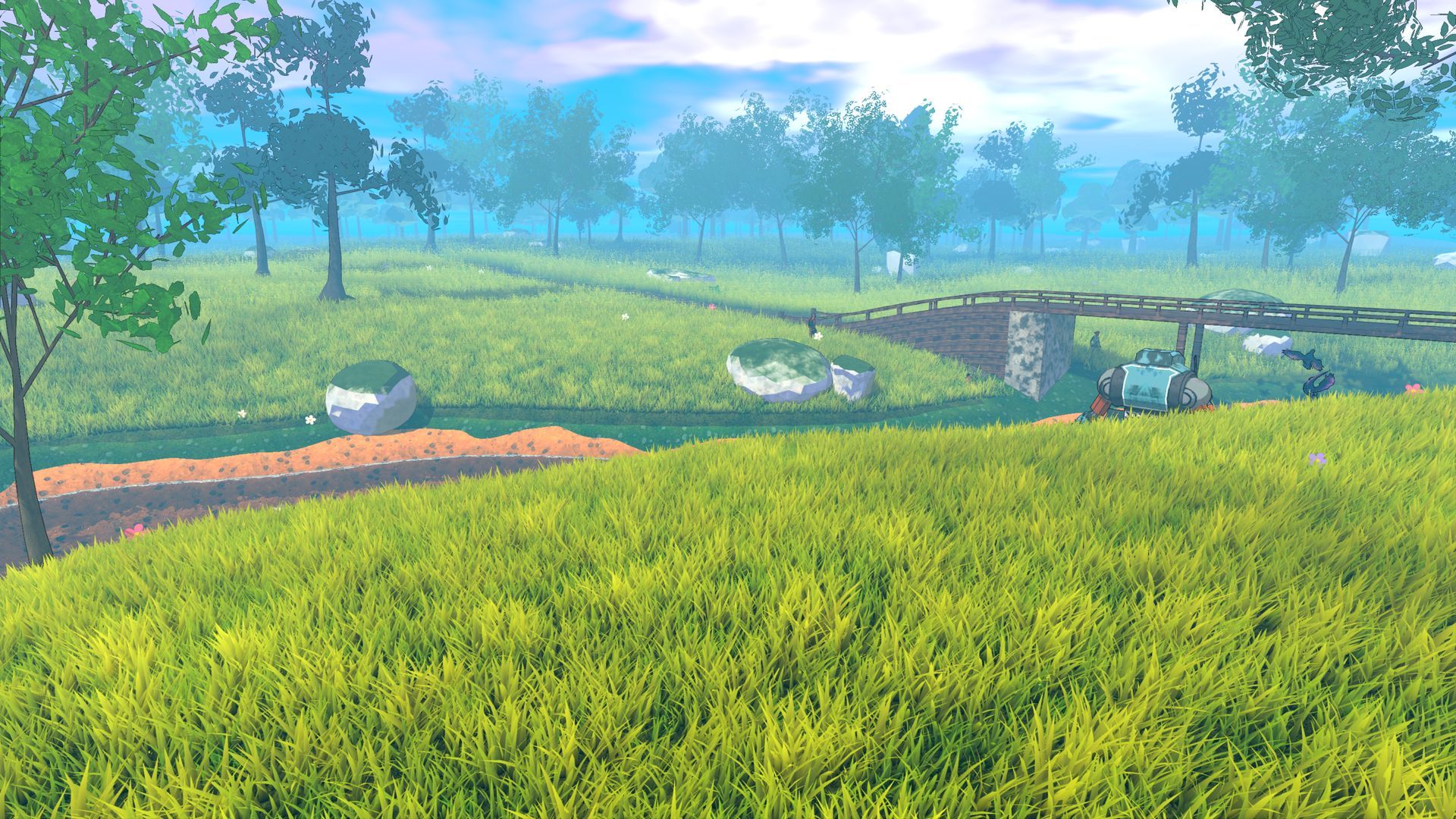 Screenshot: bridge from downstream